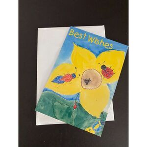 Best Wishes Card Artwork by the Children of‎ St. Jude Bless Greeting Card Blank